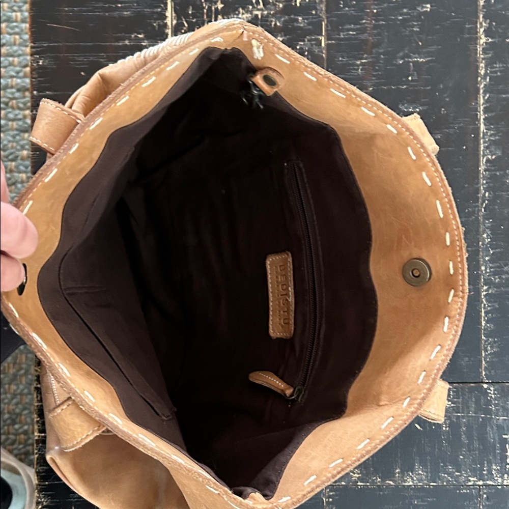 BED|STU Leather shoulder bag purse Tote - Picture 11 of 16
